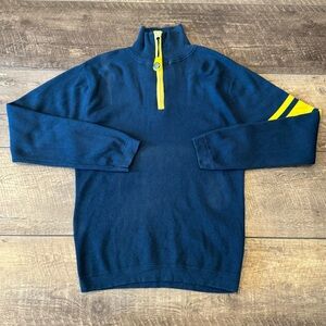 GANT by Michael Bastian “Exploration: Galapagos” Compass‑Zip Sweater Men's M